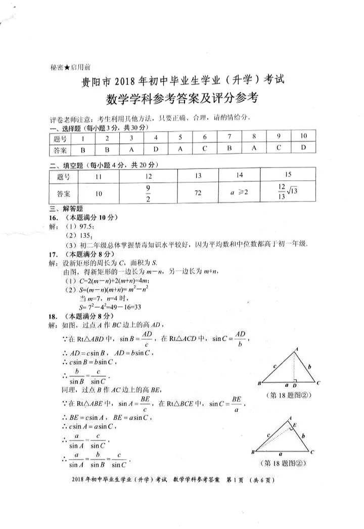 贵阳中考(贵阳中考2022时间)